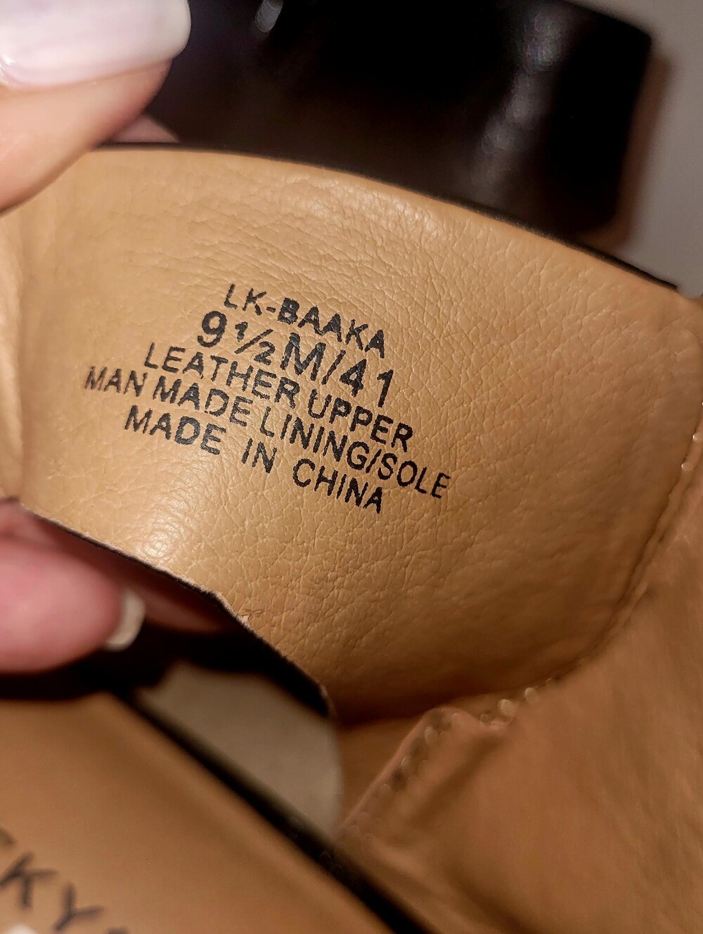 Lucky Brand LK Baaka Open-Toe Leather Booties - Picture 7 of 8
